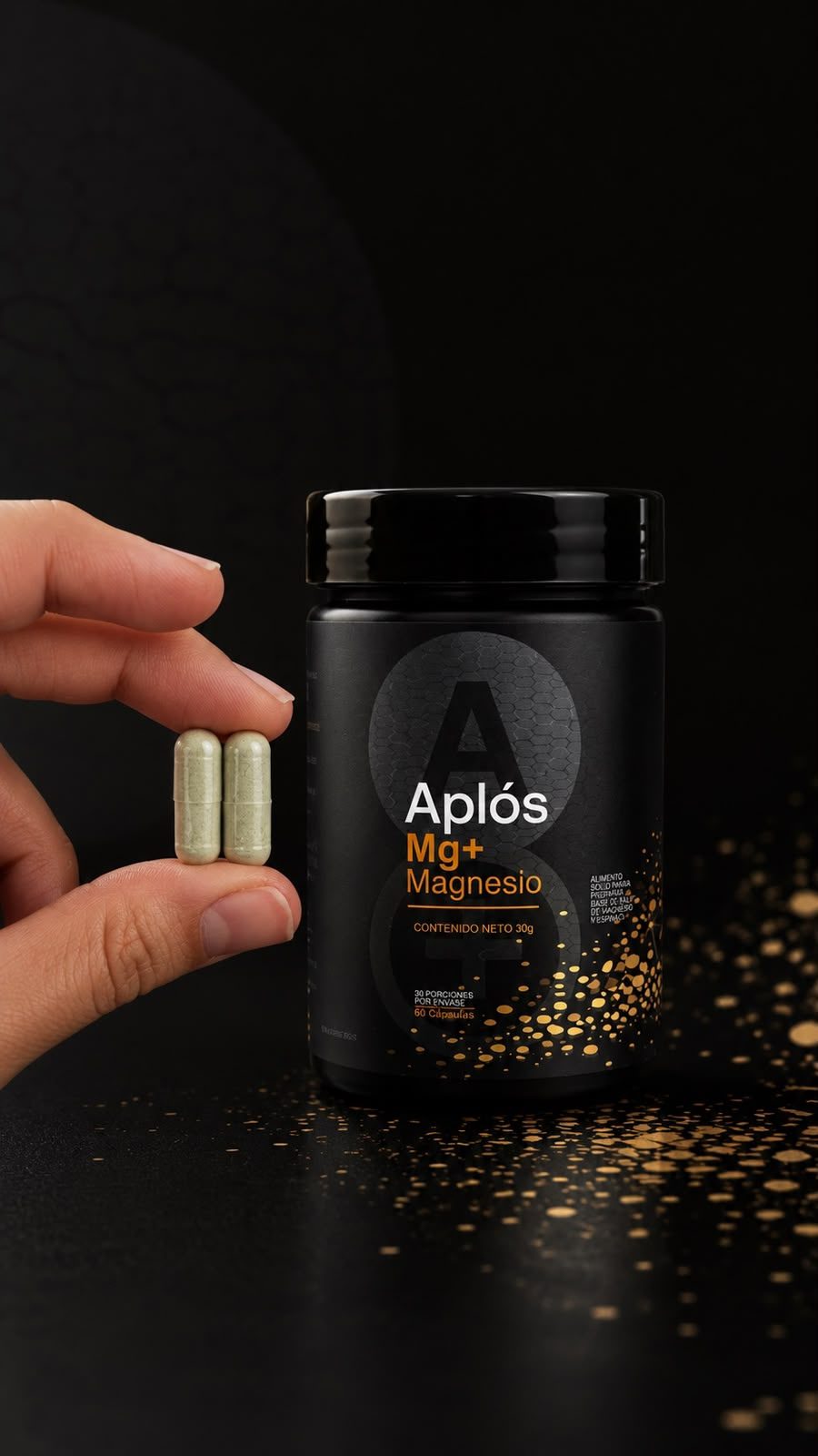 Magnesio Aplós con dos pastillas
