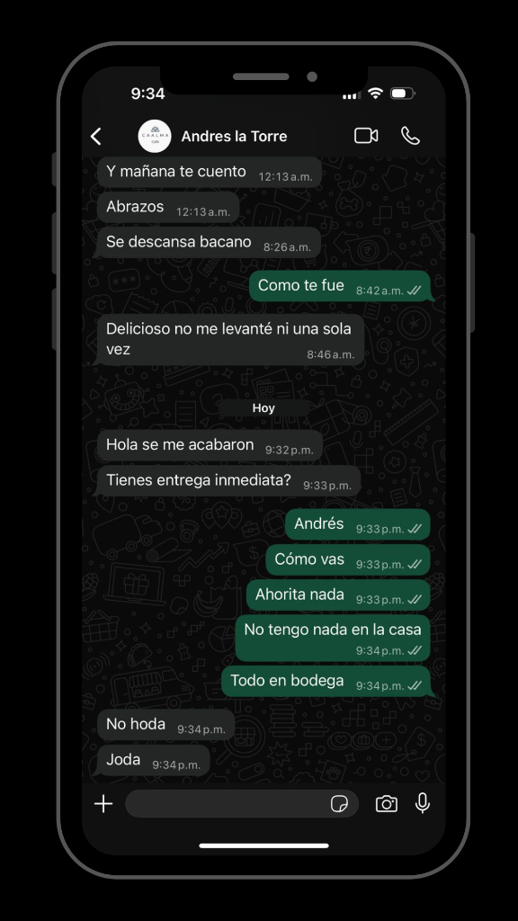 Testimonio de Andrés la Torre sobre sueño ininterrumpido y recompra Aplós