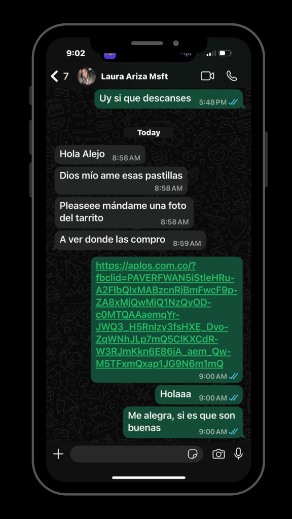 Testimonio de Laura Ariza sobre Combo Descanso Aplós